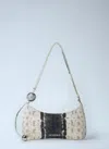 Jacquemus The Bisou Perle Ball-embellished Shoulder Bag In Sand