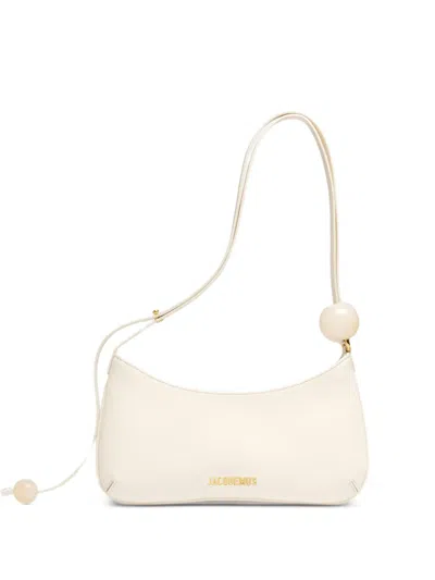 Jacquemus Le Bisou Perles Beaded Shoulder Bag In Blue