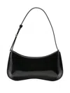 Jacquemus Versatile Shoulder Bag Adjustable Strap Smooth Finish In Black