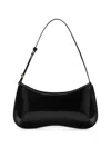 Jacquemus Versatile Shoulder Bag Adjustable Strap Smooth Finish In Black