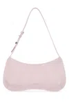 Jacquemus Le Bisou Suede-textured Shoulder Bag In Pink