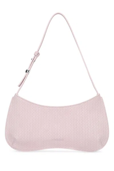 Jacquemus Le Bisou Suede-textured Shoulder Bag In Lightpink