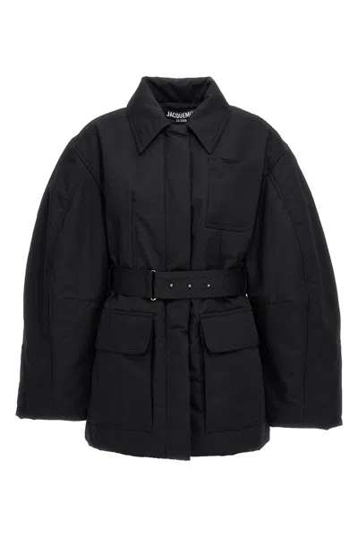 Jacquemus 'le Blouson Bari' Jacket In Black