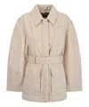 Jacquemus Women Le Blouson Bari Down Jacket In Beige