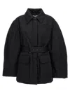 Jacquemus Le Blouson Bari Puffer Jackets Black In Black