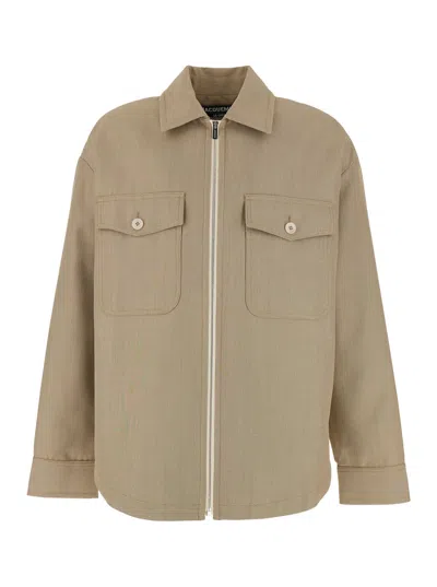 Jacquemus Le Blouson Montagne In Neutrals