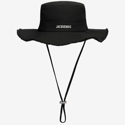 Jacquemus Le Bob Artichaut Bucket Hat In Neutral