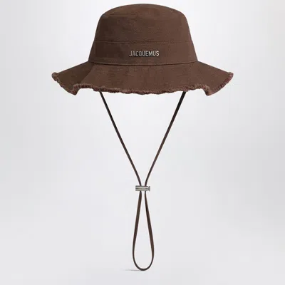 Jacquemus Le Bob Artichaut Brown Cotton Hat Men