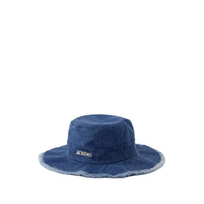 Jacquemus Le Bob Artichaut Bucket Hat - Cotton - Blue Denim