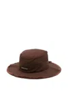 Jacquemus Women Le Bob Artichaut Bucket Hat In Brown