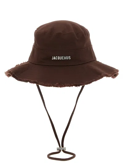 Jacquemus Le Bob Artichaut Bucket Hat In Brown