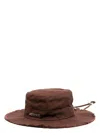 Jacquemus Le Bob Artichaut Bucket Hat In Brown