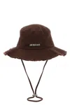 Jacquemus Le Bob Artichaut Bucket Hat In Brown