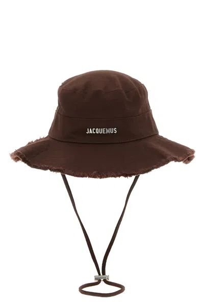 Jacquemus 'le Bob Artichaut' Bucket Hat In Brown