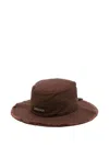 Jacquemus Women Le Bob Artichaut Bucket Hat In Brown