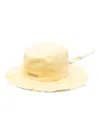 Jacquemus Le Bob Artichaut Bucket Hat In Gelb