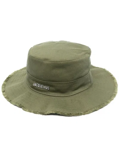 Jacquemus Le Bob Artichaut Bucket Hat In Green