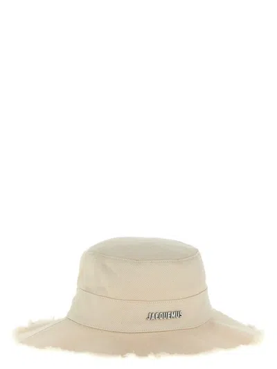 Jacquemus 'le Bob Artichaut' Bucket Hat In White