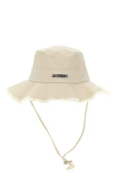 Jacquemus 'le Bob Artichaut' Bucket Hat In White