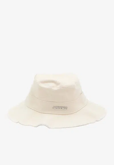 Jacquemus Le Bob Artichaut Bucket Hat In White