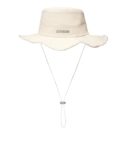Jacquemus Le Bob Artichaut Bucket Hat In White
