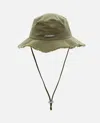 Jacquemus Mens Khaki Le Bob Artichaut Cotton-twill Bucket Hat In Green