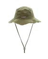 Jacquemus Mens Khaki Le Bob Artichaut Cotton-twill Bucket Hat In Green