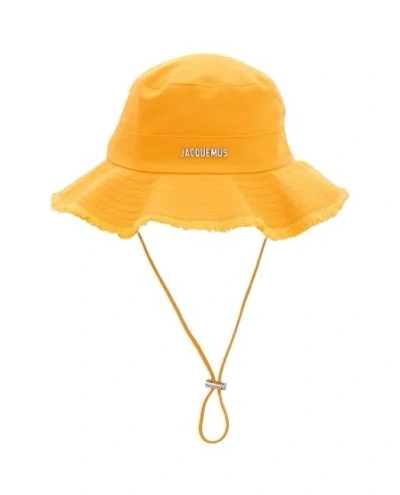 Jacquemus Le Bob Artichaut Cotton Hat In Orange