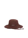 Jacquemus Le Bob Artichaut Fisherman Hat In Brown