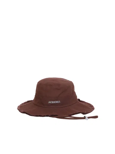 Jacquemus Le Bob Artichaut Fisherman Hat In Brown