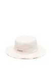 Jacquemus Le Bob Artichaut Hat In White