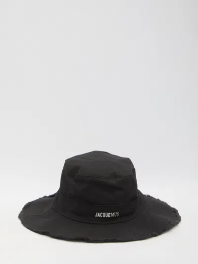 Jacquemus Le Bob Artichaut Hat In Black