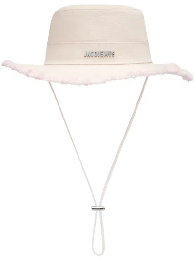 Jacquemus Cappello Di Cotone Le Bob Artichaut In White