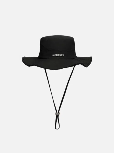 Jacquemus Le Bob Artichaut Mini Hat For Men In Black