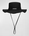 Jacquemus Le Bob Artichaut Hat In Black
