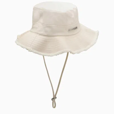 Jacquemus Le Bob Artichaut White Cotton Hat Women