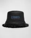 Jacquemus Le Bob Bacino Bucket Hat In Black
