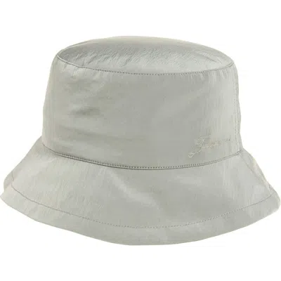 Jacquemus Le Bob Baluchon Nylon Bucket Hat In Gray
