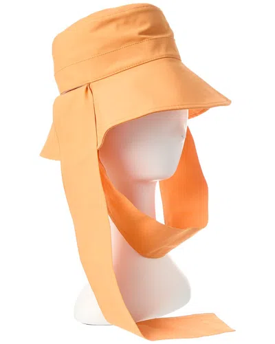 Jacquemus Le Bob Bando Hat In Orange