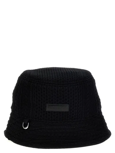 Jacquemus 'le Bob Belo' Bucket Hat In Black