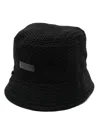 Jacquemus Le Bob Belo Bucket Hat In Black