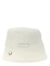 Jacquemus 'the Belo Knit Bucket Hat' In White