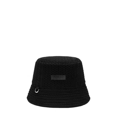 JACQUEMUS JACQUEMUS LE BOB BELO CABLE KNIT BUCKET HAT