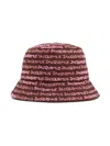Jacquemus Le Bob Bordado Logo Bucket Hat In Pink