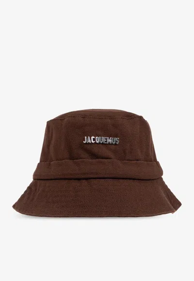 Jacquemus Le Bob Bucket Hat In Brown