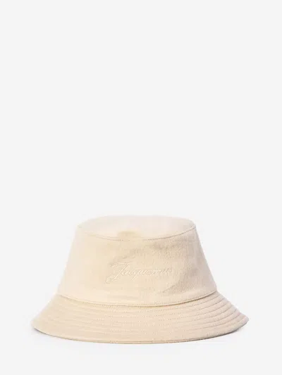 Jacquemus Le Bob Bucket Hat In Sand