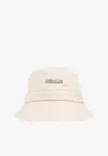 Jacquemus Le Bob Bucket Hat In White