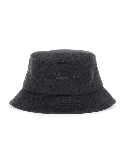 Jacquemus Men Le Bob Cachemiro In Gray