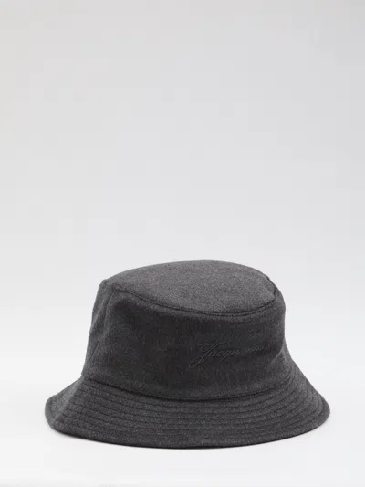 Jacquemus Le Bob Cachemiro Hat In Green