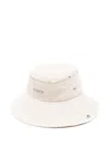 Jacquemus Le Bob De-nimes Bucket Hat In White